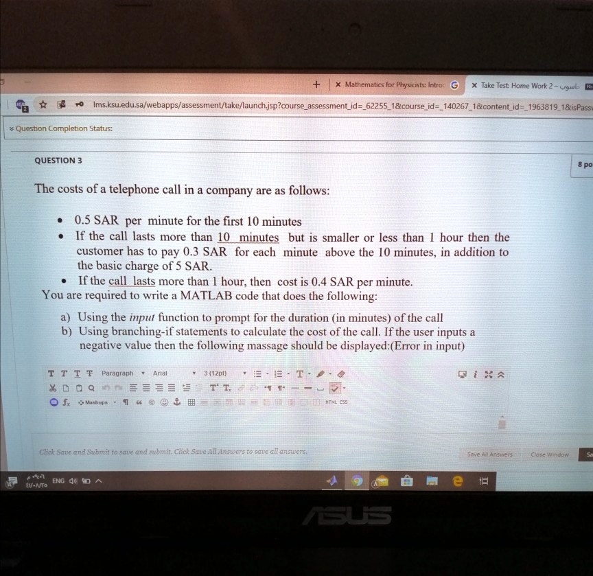 SOLVED Mathematics for Physicists Introduction Take Test Homework 2