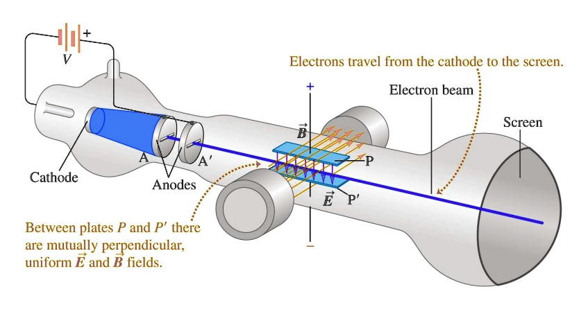 SOLVED: Electrons travel from the cathode t0 the screen: Electron beam ...