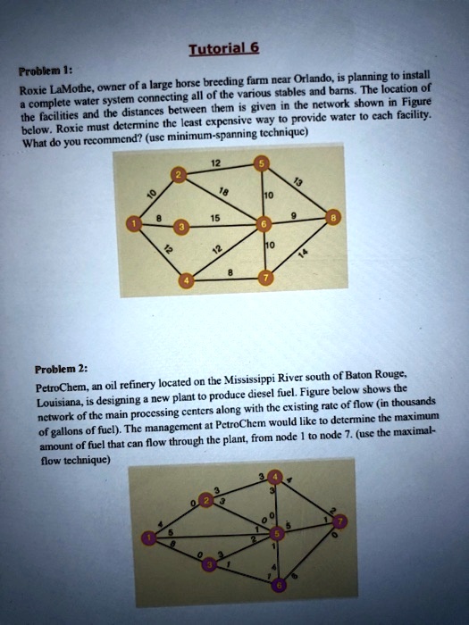 Tutorial 6 Problem 1 Planning to install OMnCI at a large horse