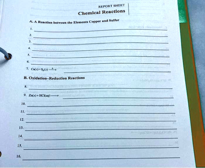 Solved Texts Report Sheet Chemical Reactions 7 Cu S A B Oxidation Solved Texts Report Sheet Chemical Reactions 7 Cu S A B Oxidation