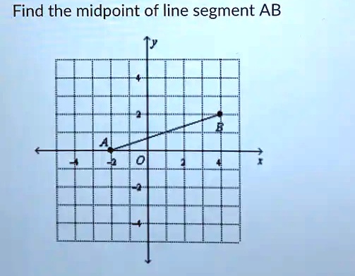 Find the midpoint of line segment AB