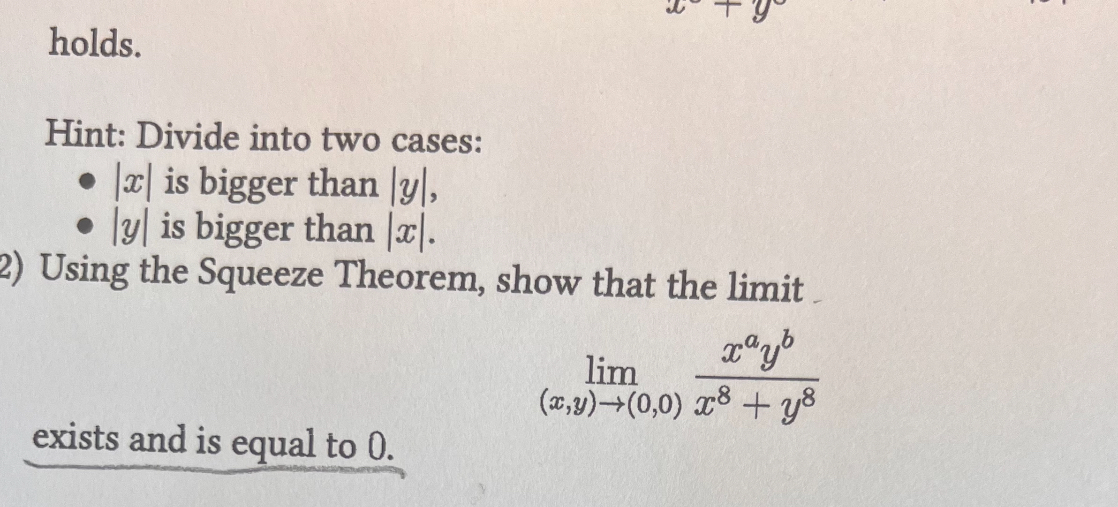 Solved Holds Hint Divide Into Two Cases X Is Bigger Than Y Y Is Bigger Than X