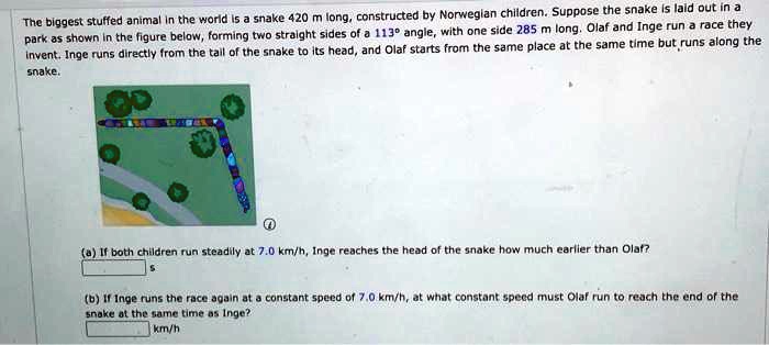SOLVED: Texts constructed by Norwegian children: Suppose the snake