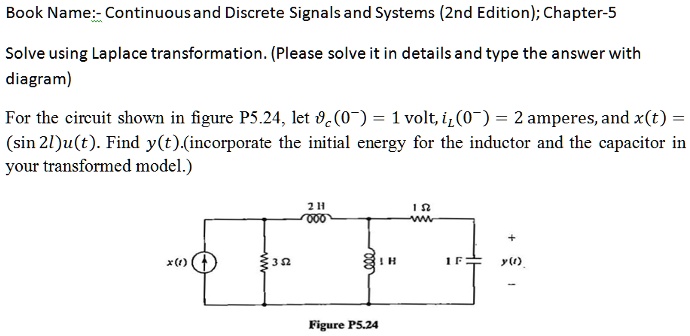 SOLVED: Book Name:-Continuous and Discrete Signals and Systems(2nd ...