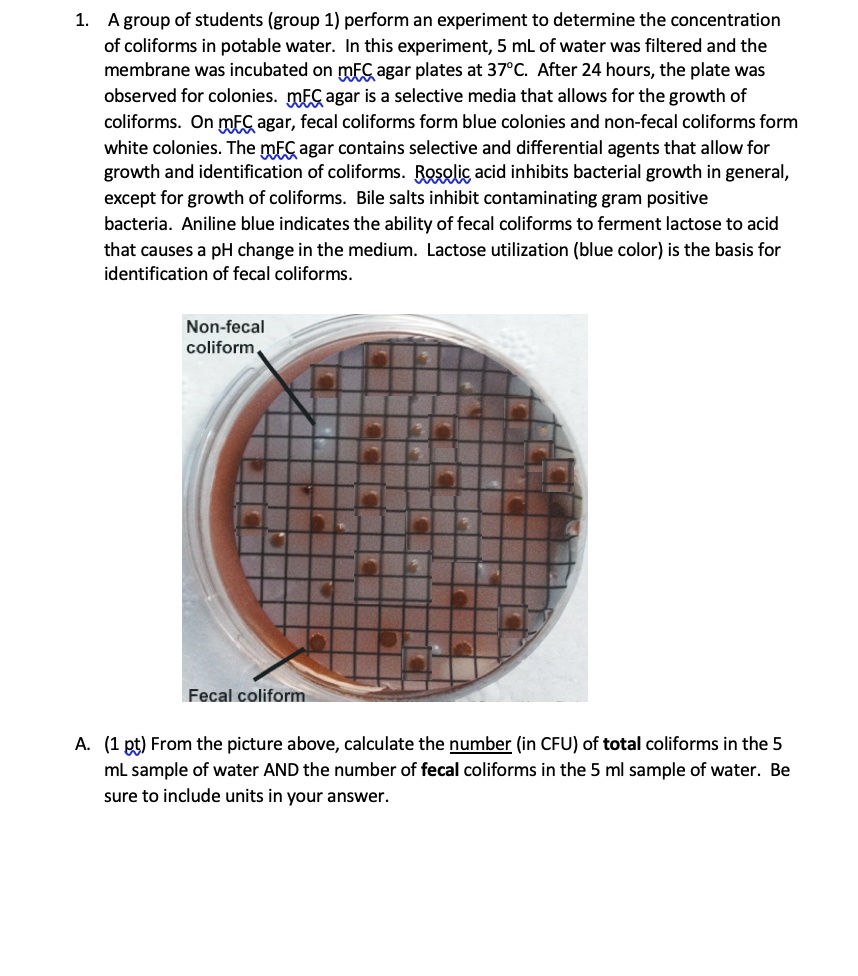 SOLVED A group of students (group 1) perform an experiment to