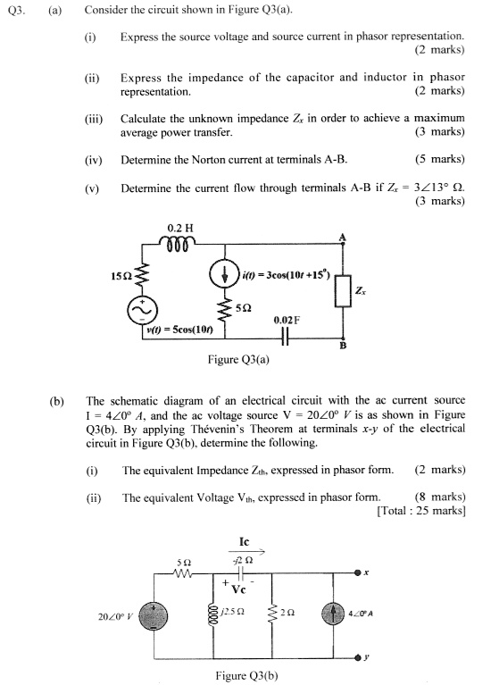 Q3 a consider the circuit shown in figure q3a i express the...