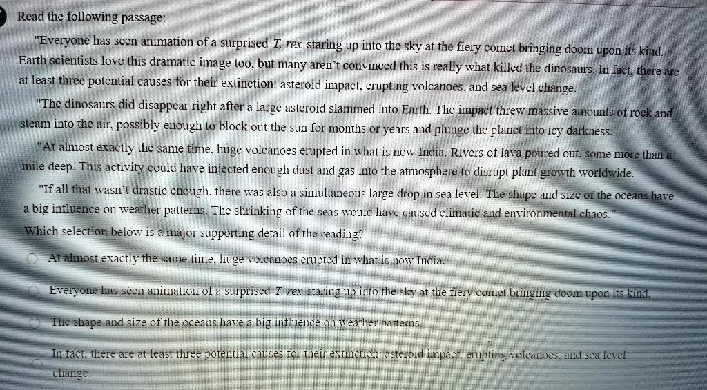 Read The Following Passage Everyone Has Seen Animation Of A Surprised Read The Following Passage Everyone Has Seen Animation Of A Surprised