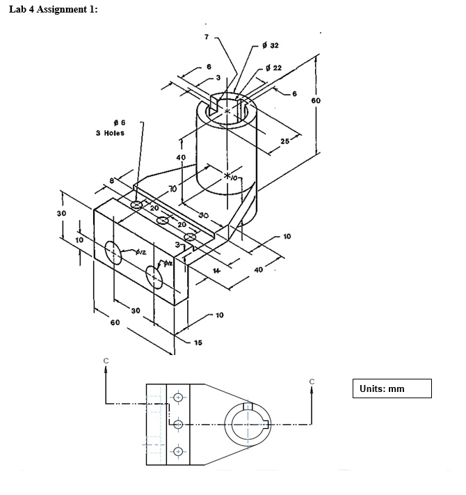 SOLVED: Title: Drawing in AutoCAD 2019: Orthographic Views and ...