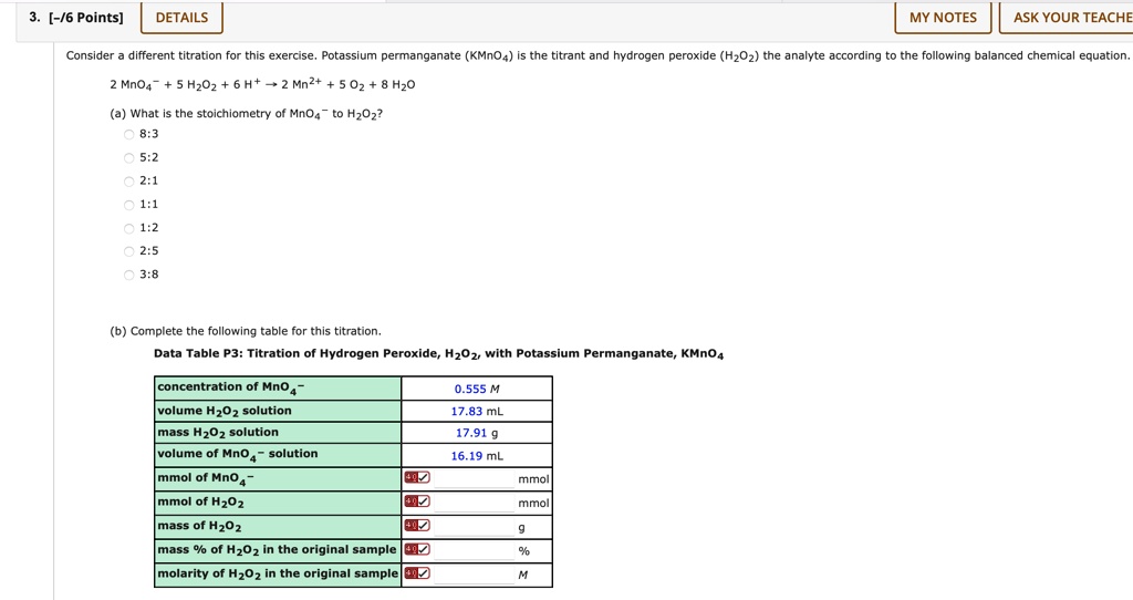 SOLVED 3.[/6 Points] DETAILS MY NOTES ASK YOUR TEACHER Consider a