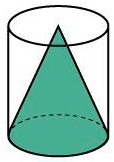 the cylinder shown has a volume of 90 cubic units the cone and the cylinder have the same height and the same base what is the volume of the cone i need this fast ill mark you as brainilist 63384