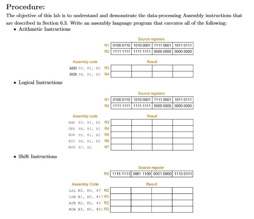 Procedure: The objective of this lab is to understand and demonstrate ...