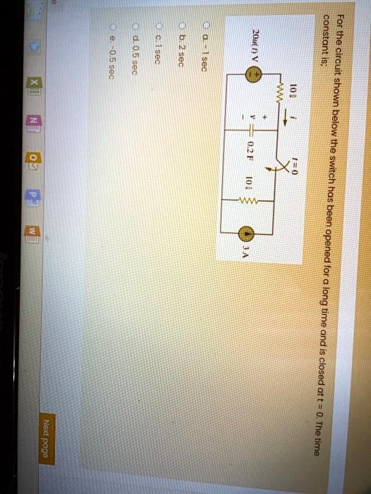 3 1 b2 sec 1 constant is 8 9 8 3 for the circuit shown below the switch has been opened long tirne andis closed att 3 9 74514