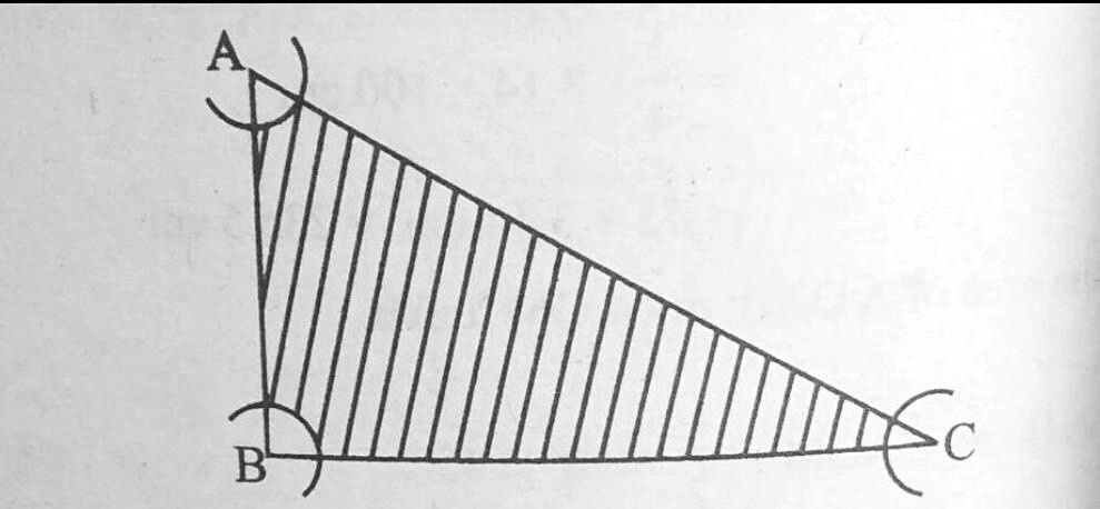 the circumcentre of triangle abc with vertices