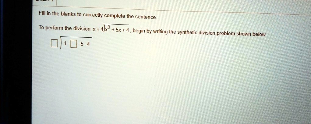 fill in the blanks to correctly complete the sentence to perform the