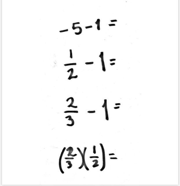 SOLVED: Realizar los ejercicios de aritmética con procedimientos:) 5-1 ...