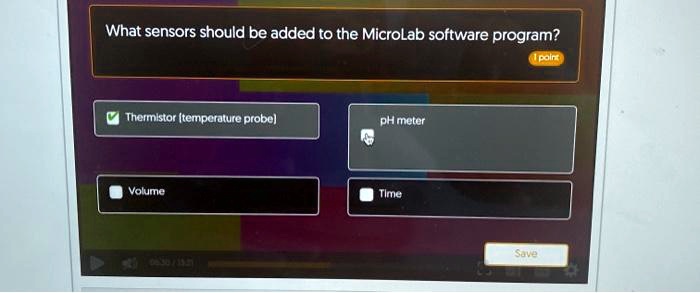 What sensors should be added to the MicroLab software program ...