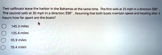 two sailboats leave a harbor in the bahamas