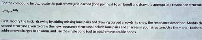 SOLVED: Texts: For the compound below, locate the pattern we just ...