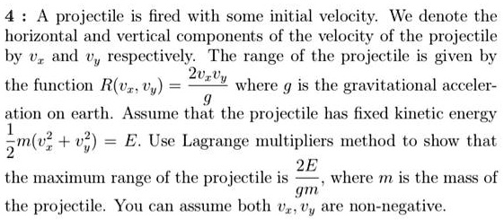 A Projectile Is Fired On Earth With Some Initial Velocity