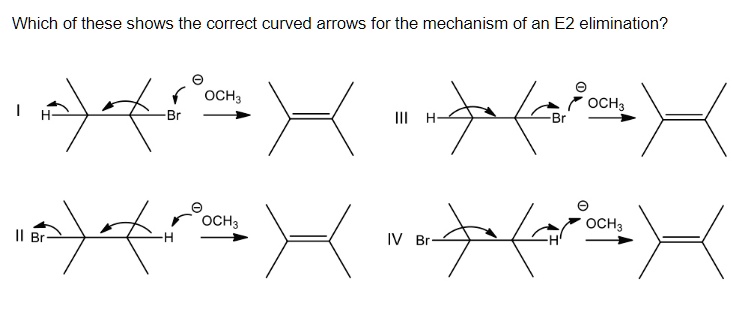 SOLVED: Which of these shows the correct curved arrows for the ...