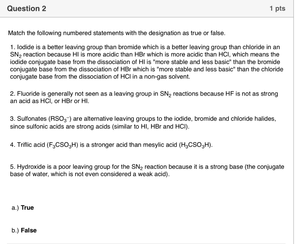 Which Of The Following Statements Is Not True About Metabolism SOLVED: Match the following numbered statements with the designation as