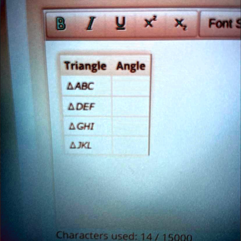 [GET ANSWER] Triangle Angle ABC DEF GHI JKL