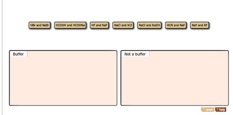 SOLVED: HBr and NaBr HCOOH and HCOONa HF and NaF NaCl and Ka NaCl and ...