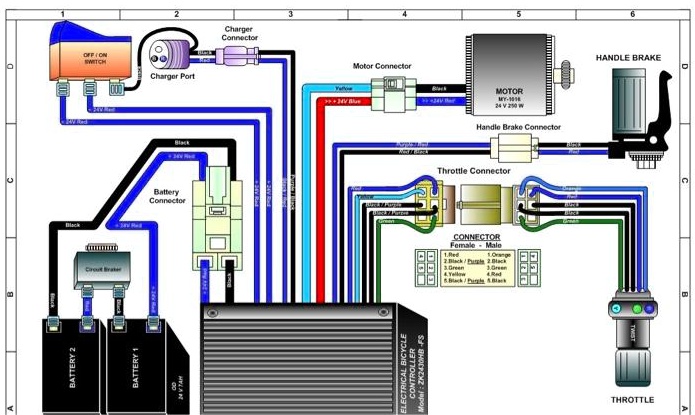SOLVED: Circuit schematic of the following wiring diagram Charger ...