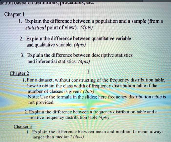 SOLVED: prucuWCS Cic Chapter 1. Explain the difference between a ...