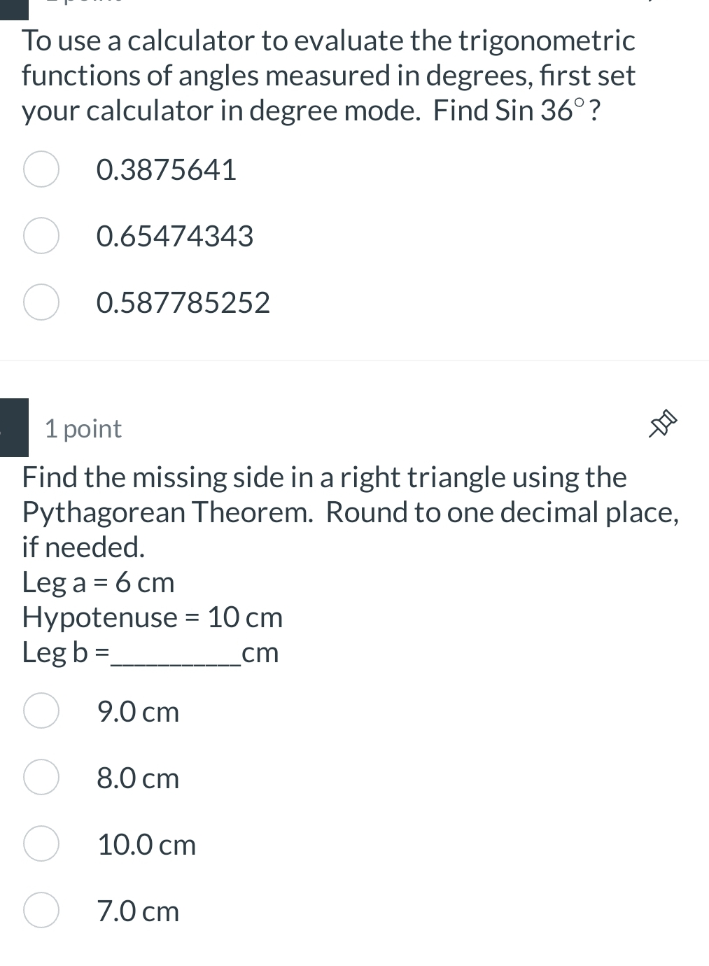 Trigonometric functions store calculator