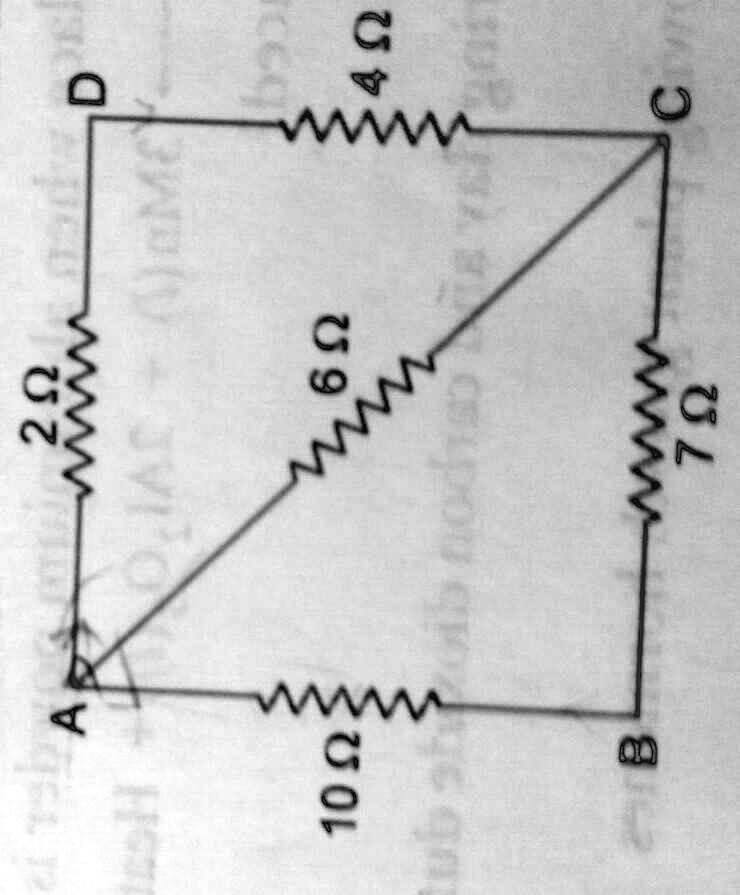 SOLVED: Determine The Equivalent Resistance Between A And B In The ...