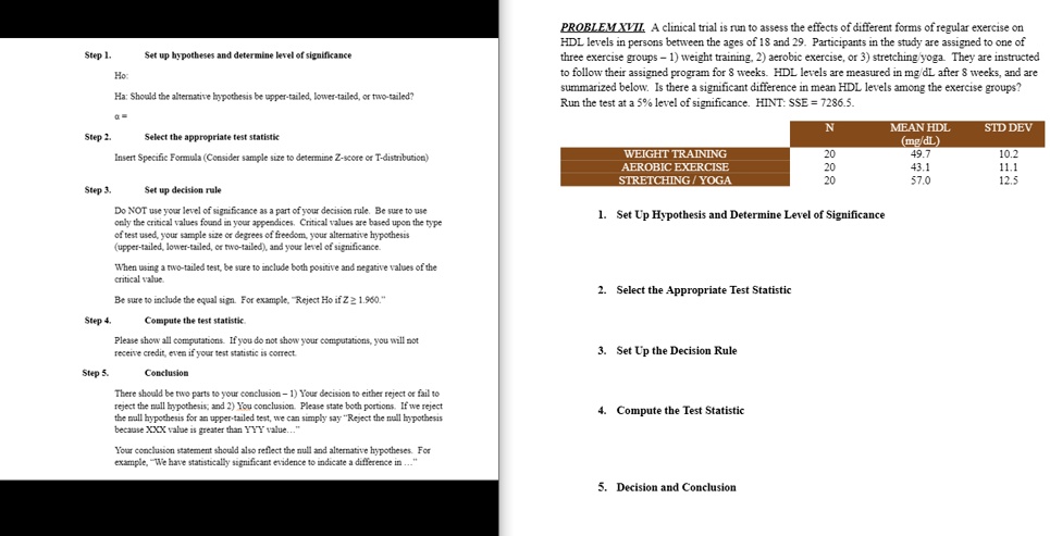 use left pic to base answers off of round to second decimal point for all steps in proboem step 1 set up hypotheses and determine level of significance ho ha should the alternative hypothesi 74545