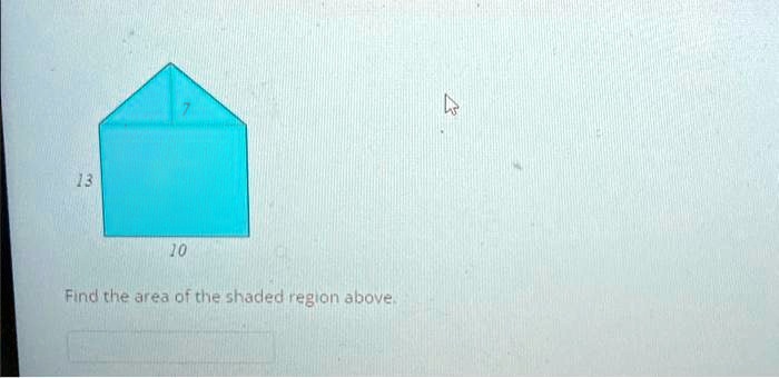 Find the area of the shaded region above.