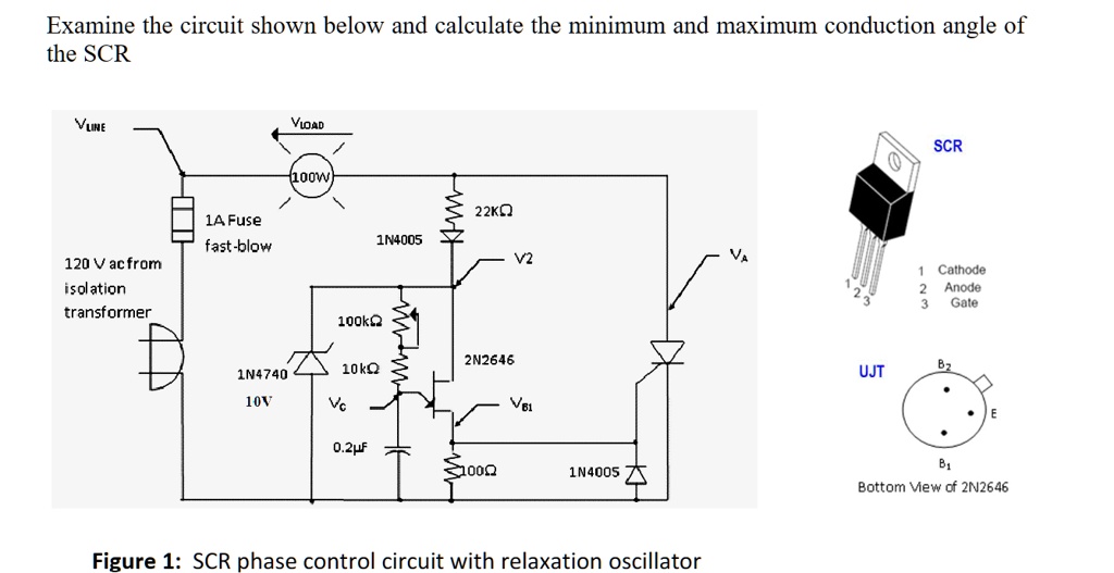 Scr Fuse SOLVED: Examine the circuit shown below and calculate the minimum and ...