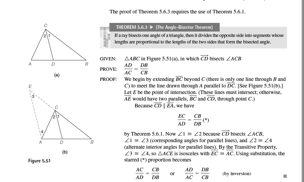 How To Prove A Ray Bisects An Angle