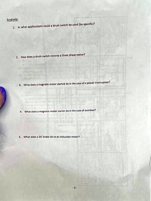 SOLVED Texts Analysis 1. In what applications could a drum switch be