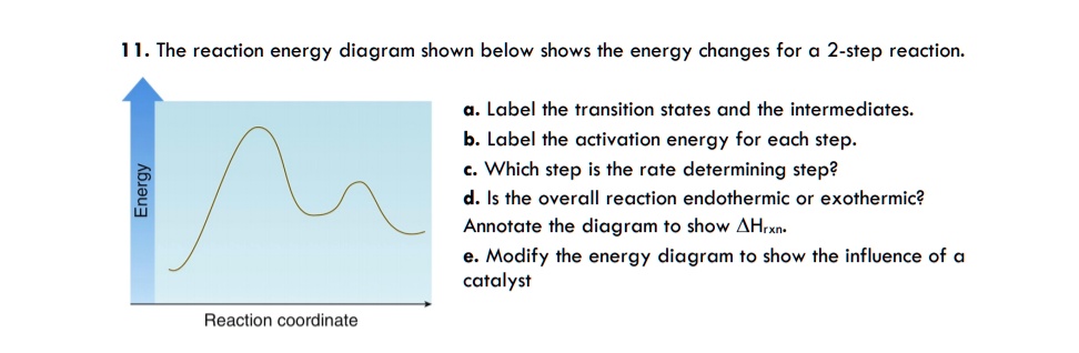 11. The Reaction Energy Diagram Shown Below Shows The… - SolvedLib