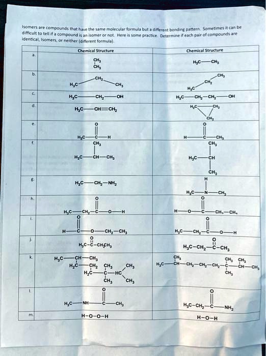 Texts: identical error neither erent formula Chemical Structure CHO CH ...
