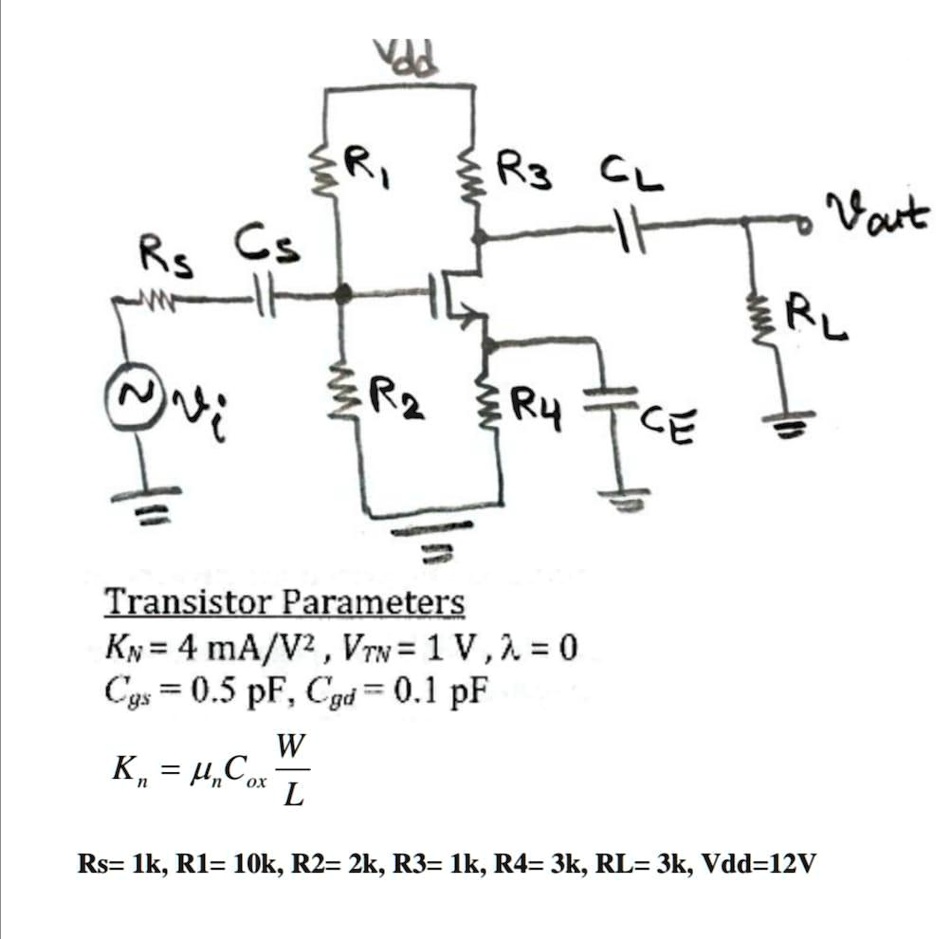 SOLVED a.) Calculate DC parameters (all currents and voltages) b