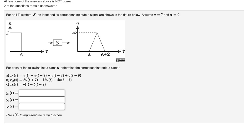 SOLVED: At least one of the answers above is NOT correct. 2 of the ...