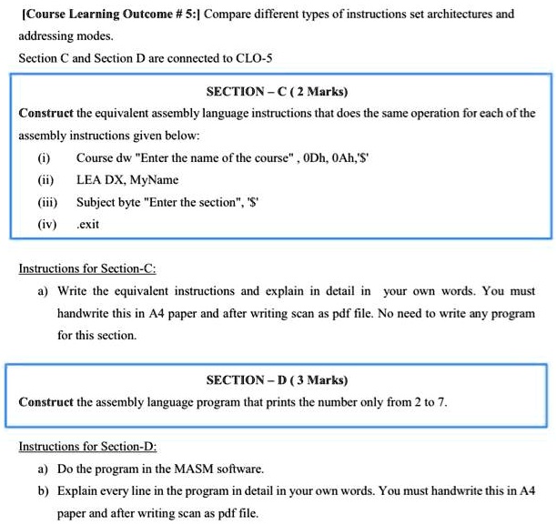SOLVED: [Course Learning Outcome # 5:] Compare different types of ...