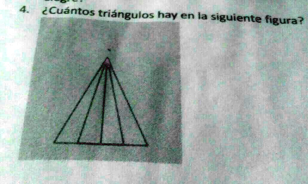 Solved 4 ¿cuántos Triángulos Hay En La Siguiente Figura Cuántos Triángulos Hay En La 5540