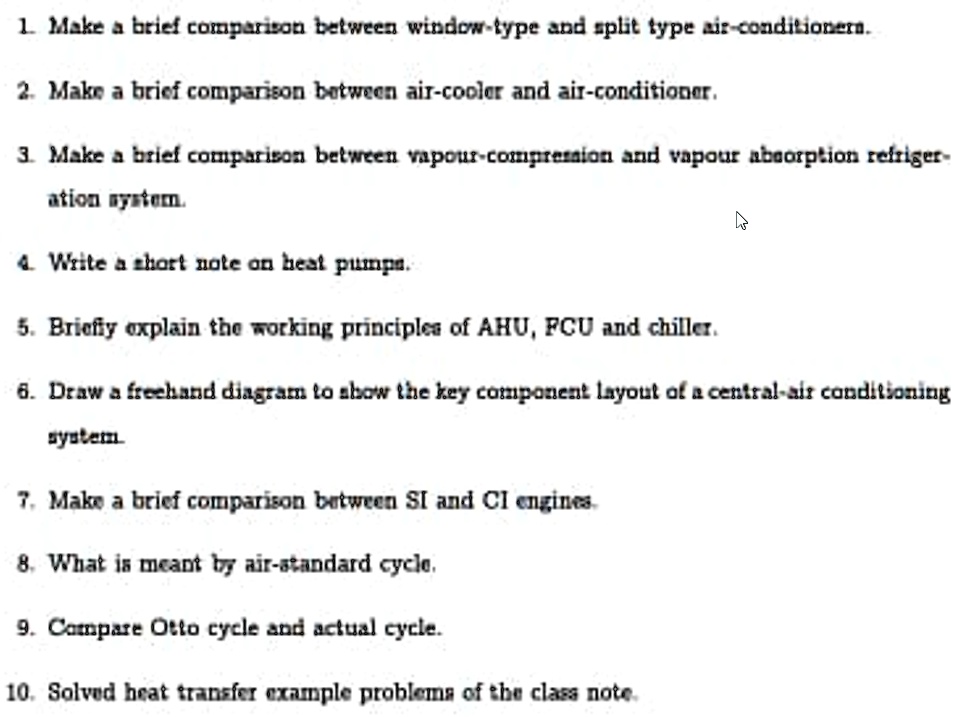 SOLVED 1. Make a brief comparison between windowtype and split type