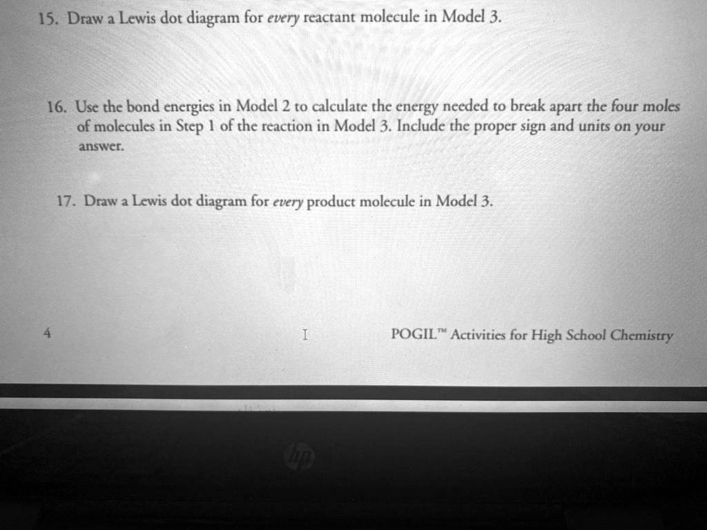 15-draw-a-lewis-dot-diagram-for-every-reactant-molec-solvedlib