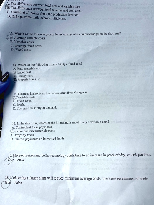 solved-a-the-difference-between-total-cost-and-variable-cost-b-the