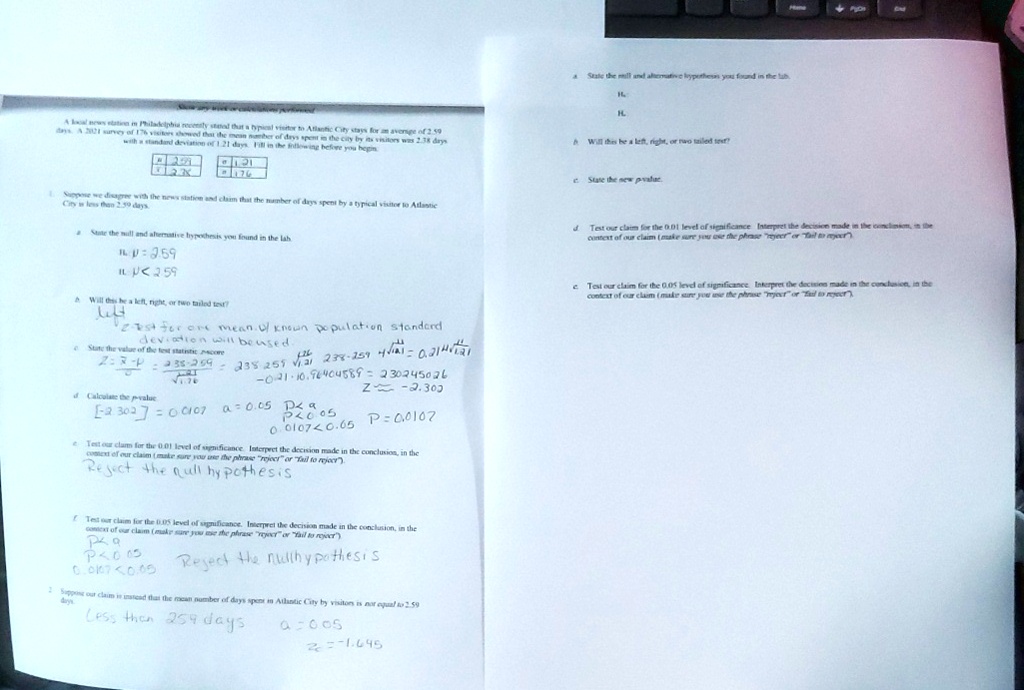 a srate the mall and aliernatine hypothens you fivand in the tub with m standand d viation or 121 dayn fill in ibe mollowing hefive pora bepin tablea259i235 tablepi 121 cif in less tan 259 d 81763