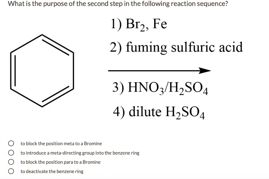 SOLVED What is the purpose of the second step in the following