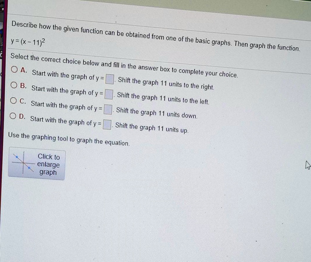 solved-describe-how-the-given-function-can-be-obtained-from-y-x-11-2