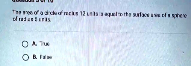 what is the area of a circle whose radius is 12 units