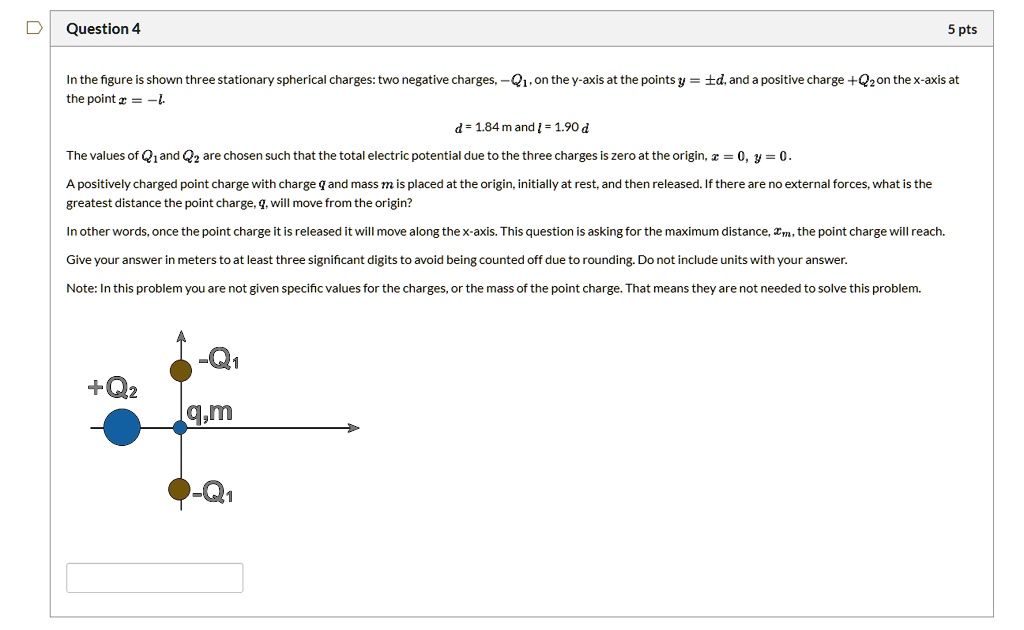 SOLVED:Question 4 5 pts In the figure shown three stationary spherical ...